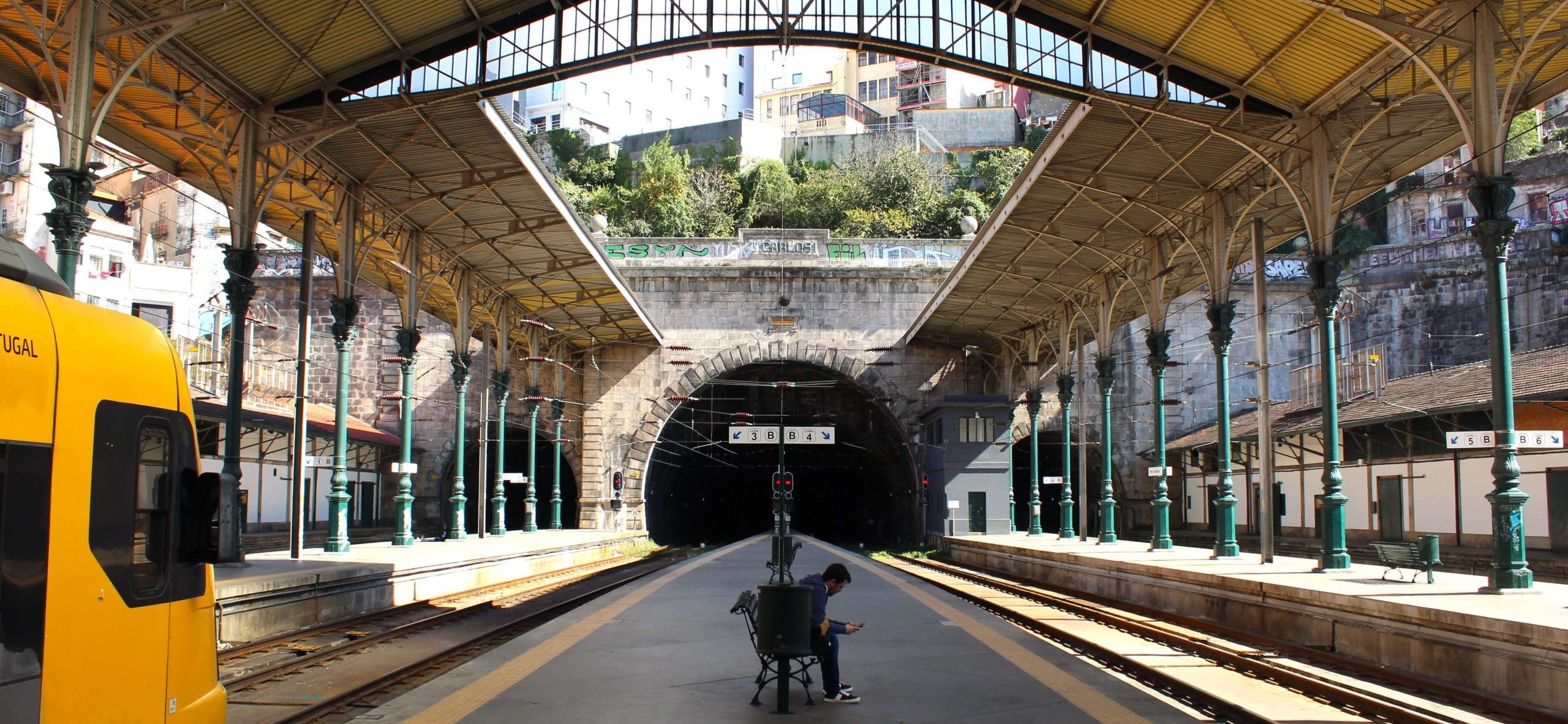 Estação de comboios em Porto