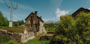 Casas em ruínas