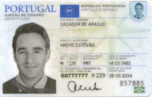 Imagem do Cartão de Cidadão de Portugal, usada para ilustrar o guia sobre perda de Cartão de Cidadão na tempestade Kristin e a renovação gratuita do documento, com informação sobre requisitos, concelhos abrangidos, onde pedir e prazos.