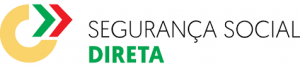 Logótipo da Segurança Social Direta, portal online onde é possível consultar serviços, emitir declarações e tratar de apoios sociais.