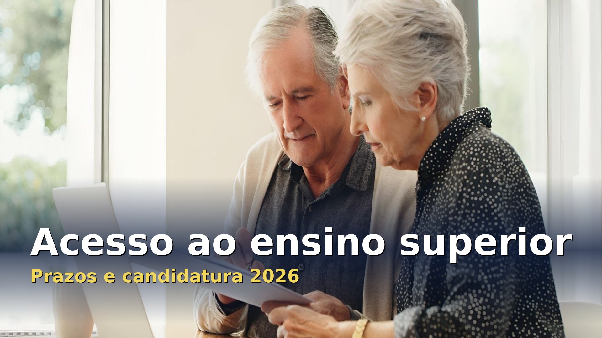 Estudantes a preparar a candidatura ao ensino superior