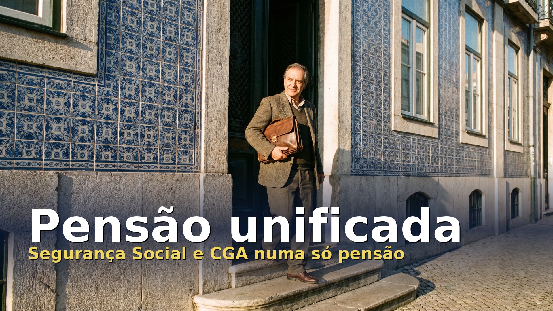Pensão unificada: reformado à saída de um serviço público depois de pedir a pensão