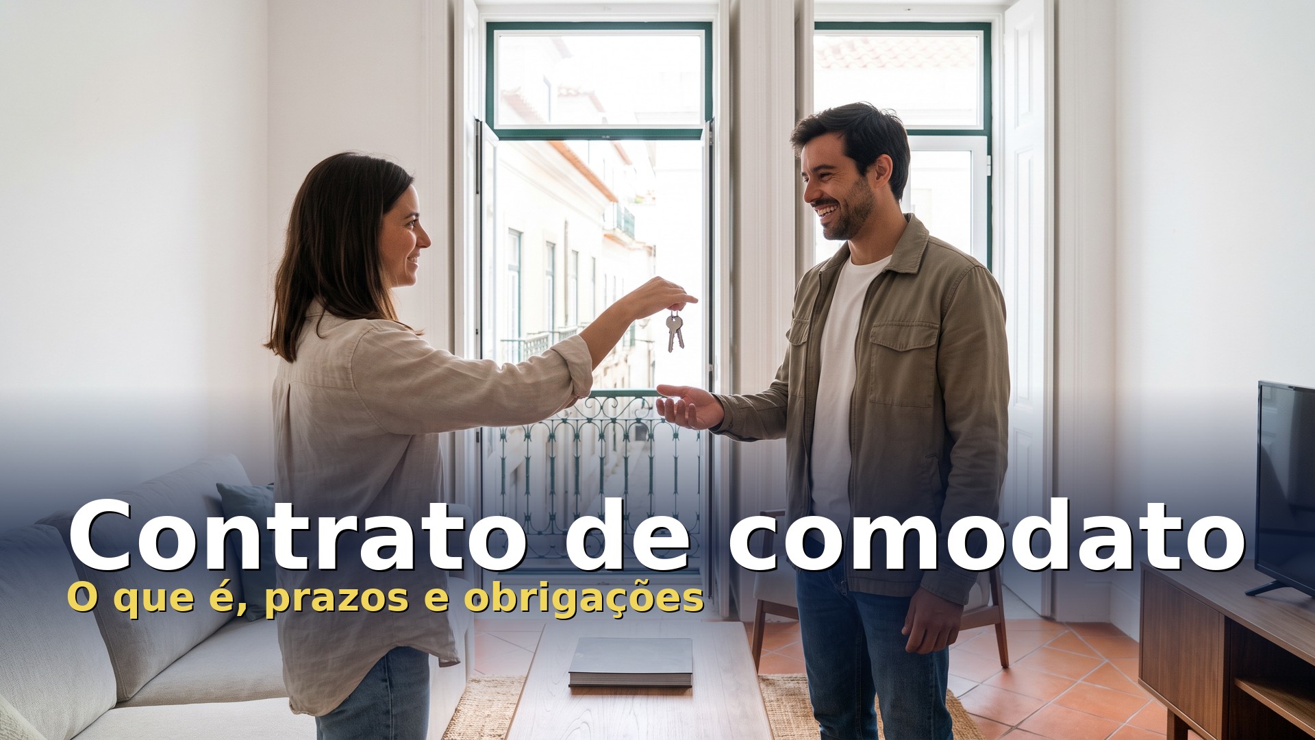 Contrato de comodato: entrega das chaves de uma casa emprestada