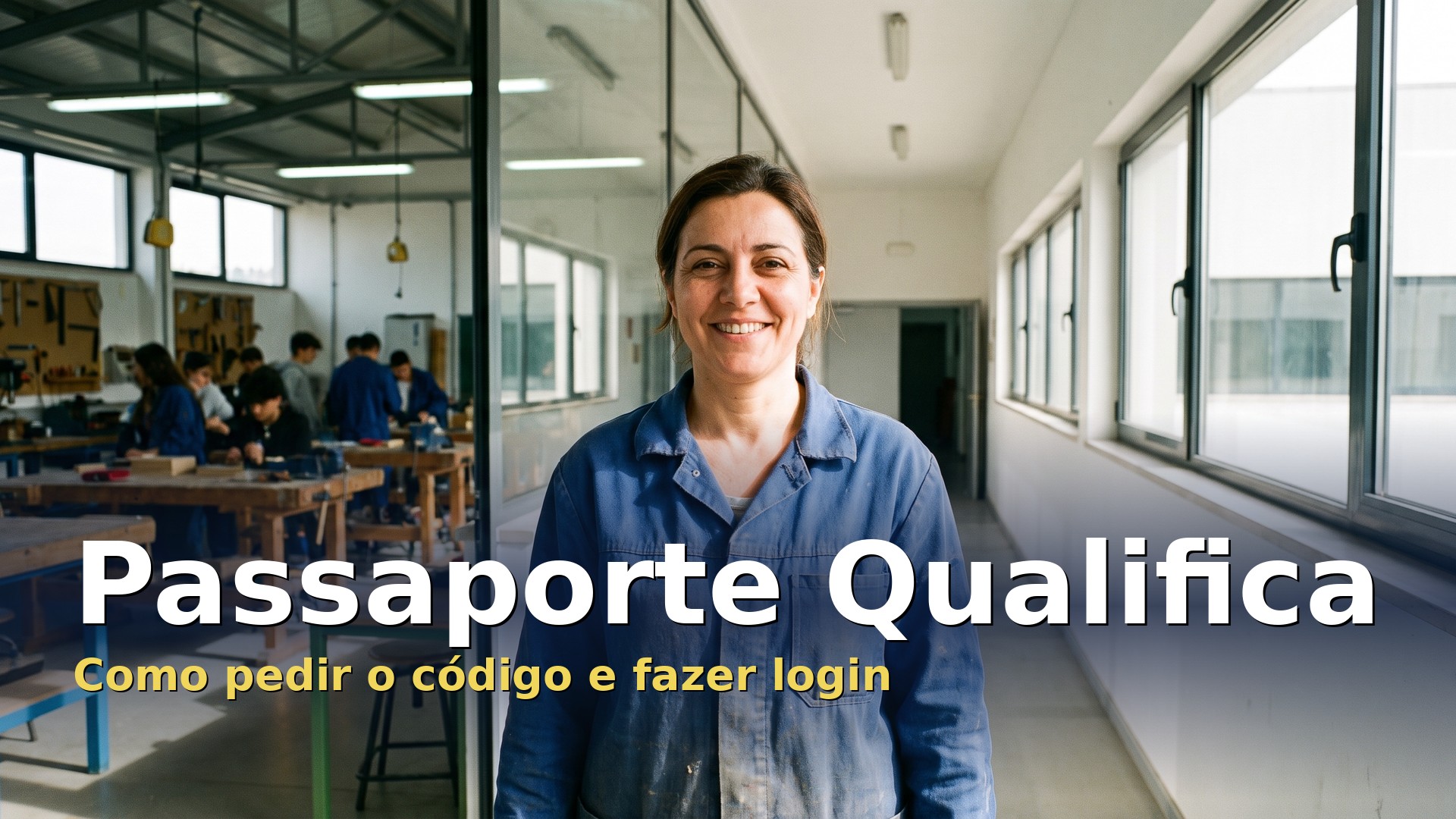 Passaporte Qualifica: adulta num centro de formação profissional