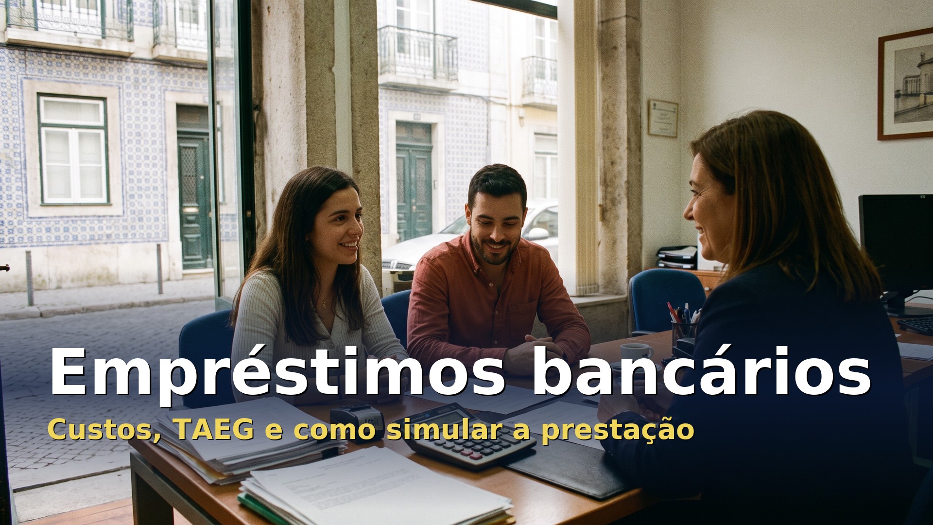 Empréstimos bancários: simulação da prestação e custos do crédito