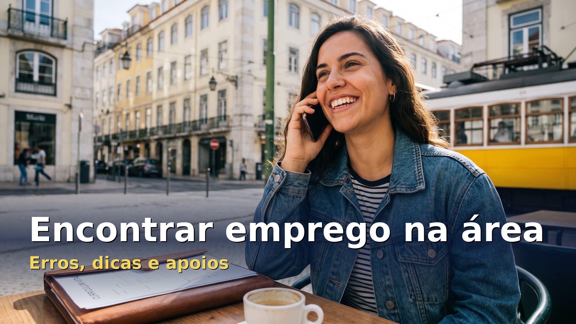 Encontrar emprego na área: jovem recebe chamada para entrevista de emprego